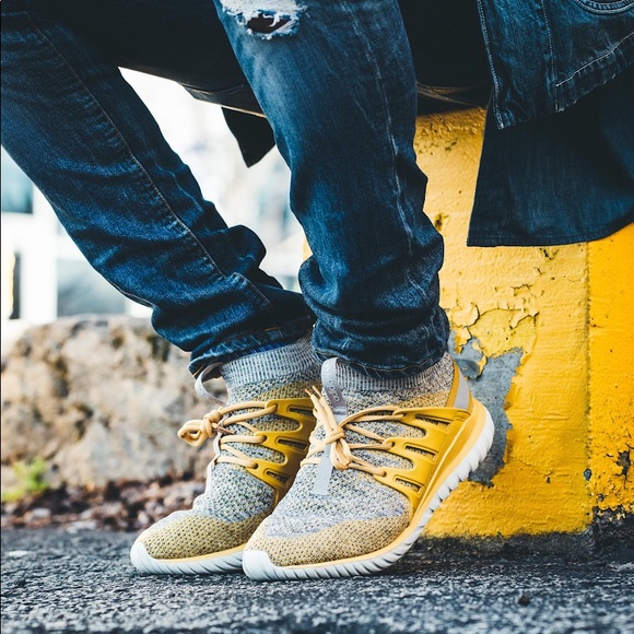 adidas tubular nova yellow